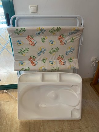 Cambiador Bañera Bebé Plegable