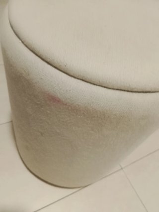 Taburete Redondo Beige