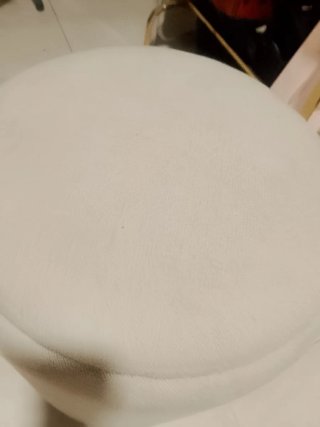 Taburete Redondo Beige