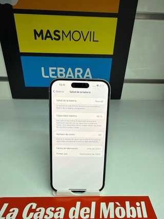 iPhone 15 128GB Blanco como nuevo