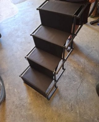 Escalera para perro plegable