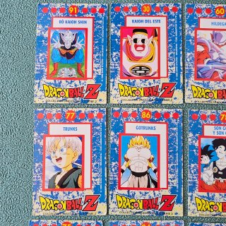 12 Dragon Ball Trading Cards Serie 2 Plata Panini