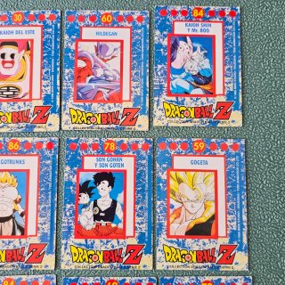 12 Dragon Ball Trading Cards Serie 2 Plata Panini