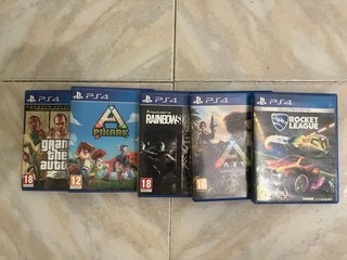 Lote de 5 Juegos para PS4