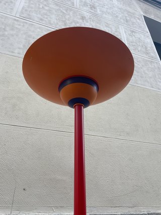 Lámpara Vintage Estilo Memphis Naranja