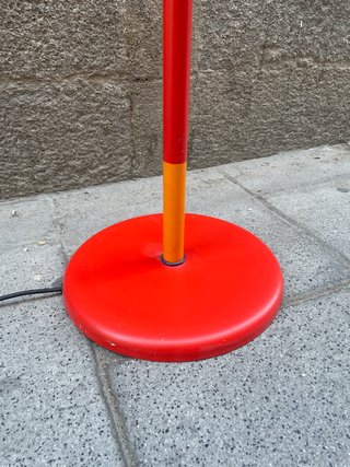 Lámpara Vintage Estilo Memphis Naranja