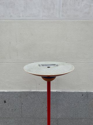 Lámpara Vintage Estilo Memphis Naranja