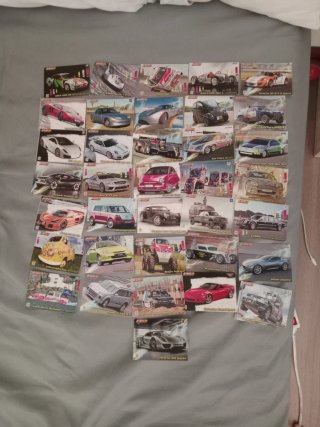 Lote de 31 Cromos de Coches colección a todo gas