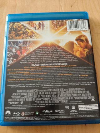 Blu-ray Transformers: La Venganza de los Caídos