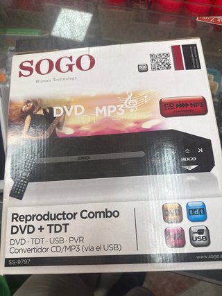 Reproductor Combo DVD + TDT Sogo