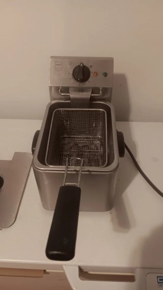 Freidora Eléctrica de Acero Inoxidable