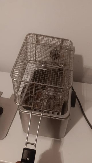 Freidora Eléctrica de Acero Inoxidable