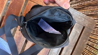 Bolso bandolera Vans negro