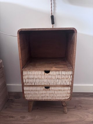 Cómoda y mesillas de  Madera Mango Yulara Sklum