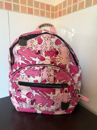 Mochila Tous Rosa y Blanca