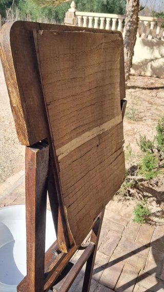 Palanganero vintage de madera (para restaurar)