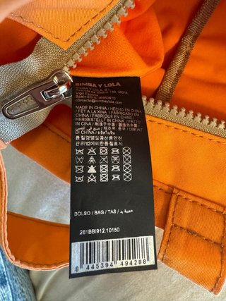 Bolso Bandolera Bimba y Lola Naranja