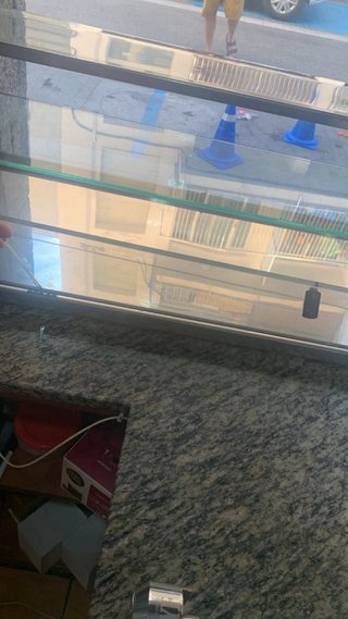 Vitrina expositora cristal alimentos