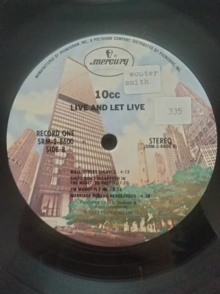 Vinilo 2xLP 10cc - Live and Let Live