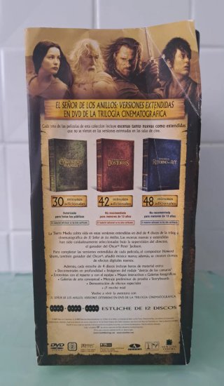 Trilogía El Señor de los Anillos DVD