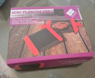 Mini Plancha Grill Microondas