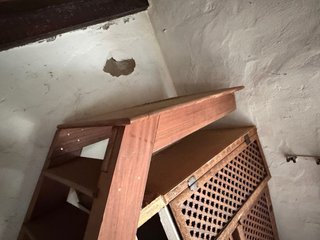 Escalera de madera