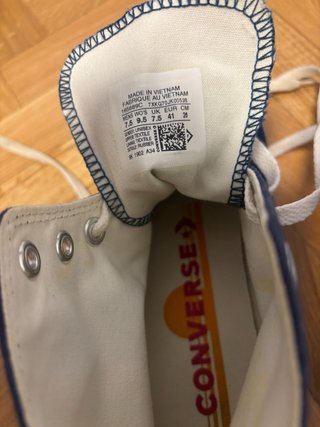 2 Pares Zapatillas Converse talla 41 gris,42 azul