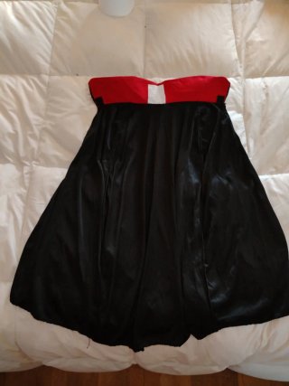 Capa de Vampiro Roja y Negra 5 años