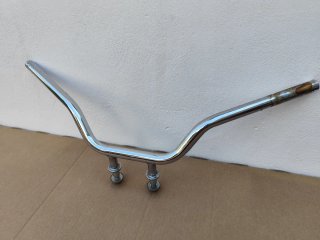 Manillar moto cromado