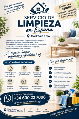 LIMPIEZA PROFESIONAL EN CARTAGENA – MURCIA