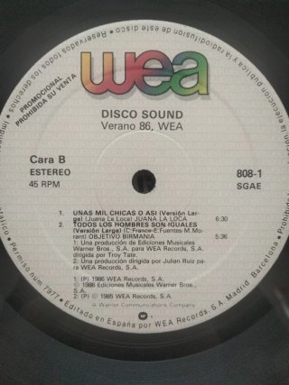 Vinilo 2xLP Disco Sound Verano 86
