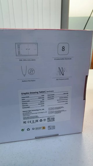 UGEE M708 Tableta Gráfica, 10 x 6 Pulgadas