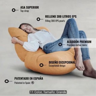 Sofá Puff XXL Lujo Estilo Togo Nuevo