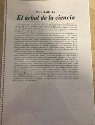 El árbol de la ciencia (Pio Baroja)