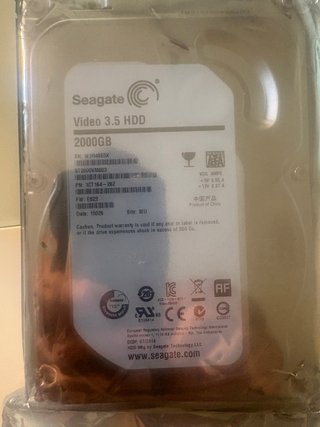 Disco Duro Seagate Video 3.5 HDD 2TB Precintado
