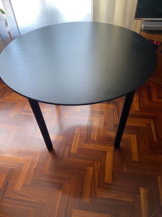 Mesa extensible de comedor (roble) 100x138x75 cm