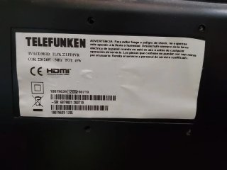 Televisor Telefunken Negro