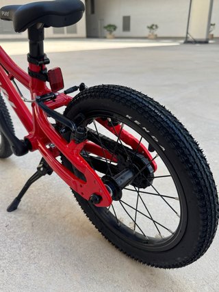 Bicicleta infantil PUKY 14″ roja