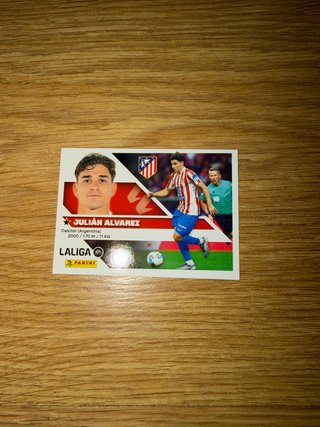 Cromo Julián Álvarez Panini 26/27