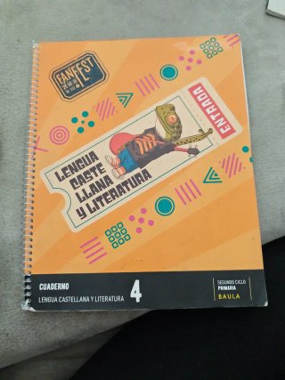 Libro de texto lengua castellana. 4°primaria