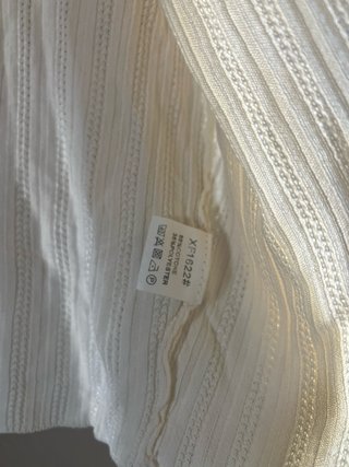 Cardigan Corto Blanco Talla XS