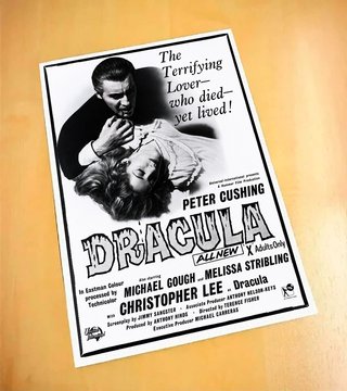 Poster de Cine HORROR OF DRACULA