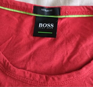 Camiseta Hugo Boss Roja Talla XXL