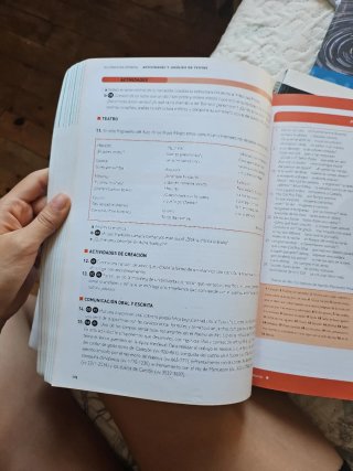 Lengua castellana y literatura 1, Le Bachillerato