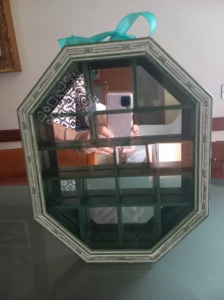 Vetrinetta ottagonale con divisori