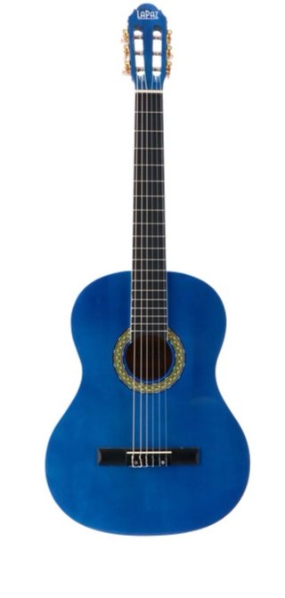 Guitarra Española Azul.