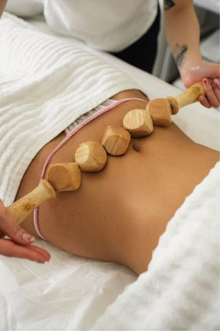 Masajes maderoterapia