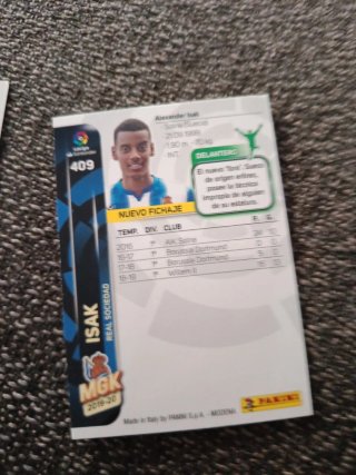 Cromos de fútbol varios
