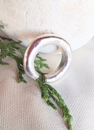 Anillo Tous Duna Tube Plata