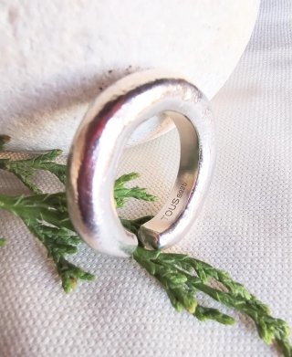 Anillo Tous Duna Tube Plata